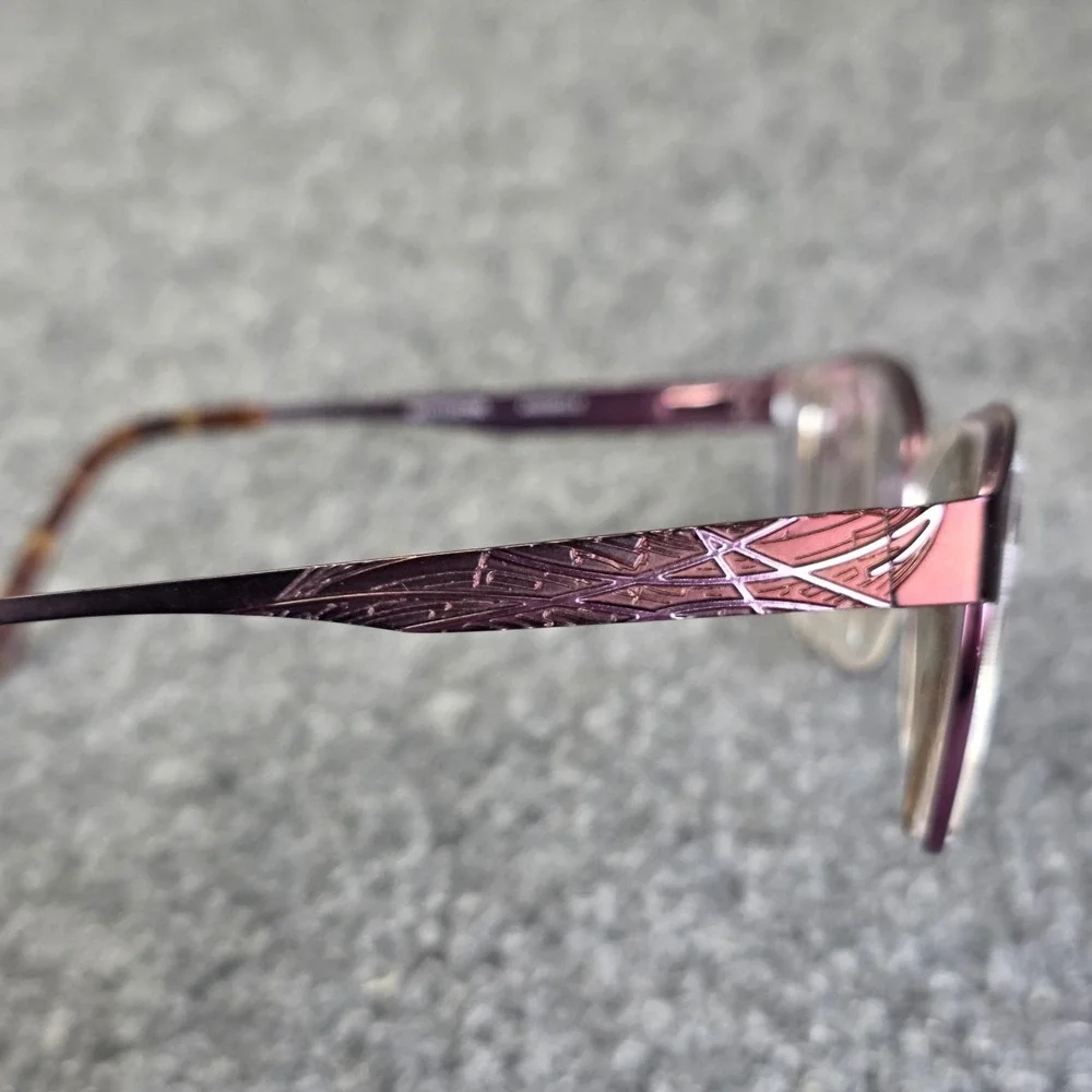 Wittnauer Women Eyeglasses Frames Only Annabelle Brown/Pink 55-17 135